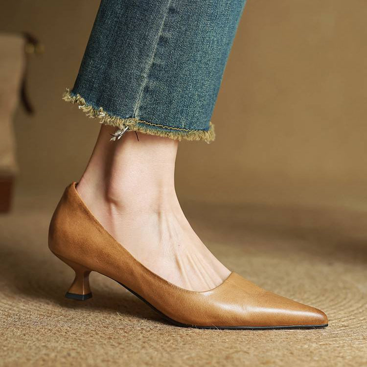 Anok™ Décolleté in Vera Pelle