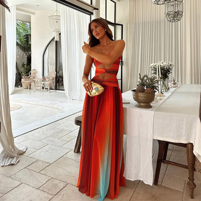 Laney | Strapless Maxi Jurk