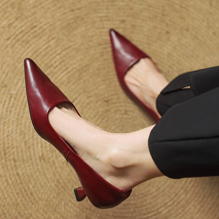 Anok™ Décolleté in Vera Pelle