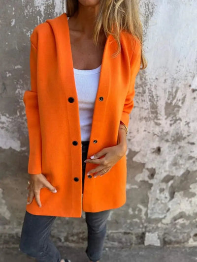 Sorelia™ Cappotto Elegante con Cappuccio