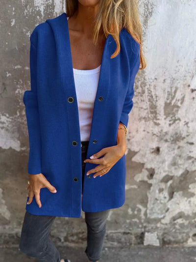 Sorelia™ Cappotto Elegante con Cappuccio