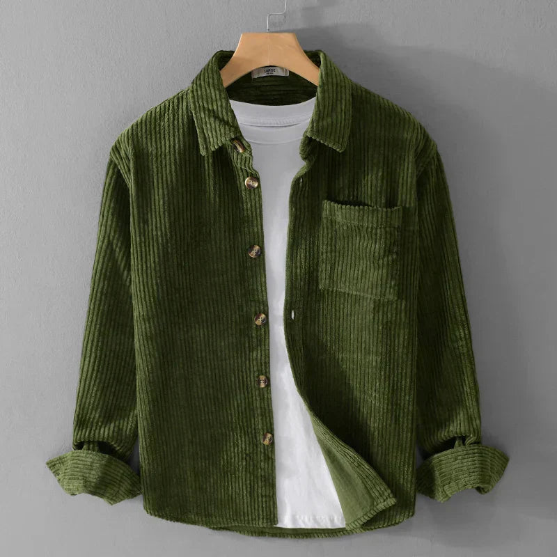 Rafael™ | Camicia Elegante in Velluto a Coste