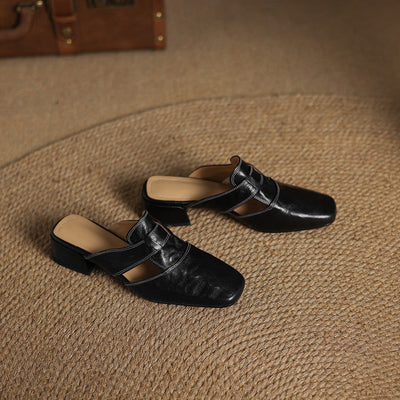 Mules in Pelle Premium
