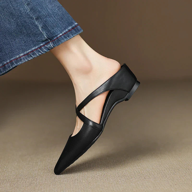 Aluna™ Mules in Pelle Vera
