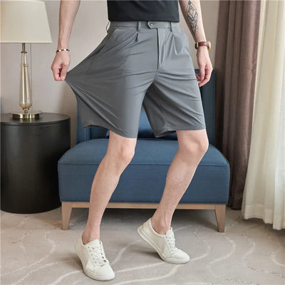 Arden™ | Pantaloncini Estivi in Seta Ghiaccio Elasticizzati per Uomo