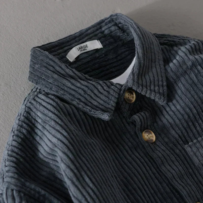 Rafael™ | Camicia Elegante in Velluto a Coste