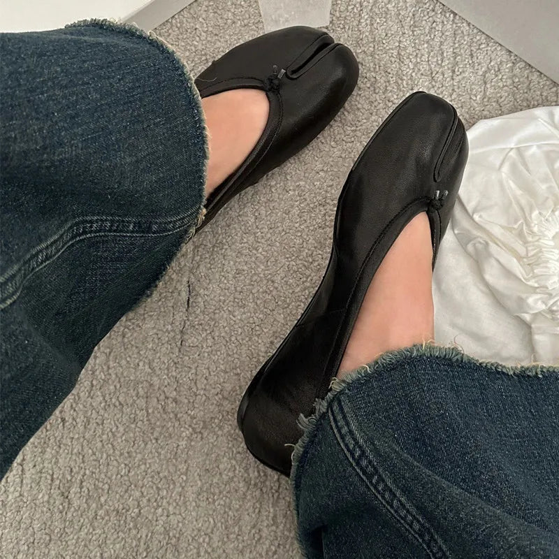 TabiChic™ Ballerine con Punta Divisa e Suola Morbida