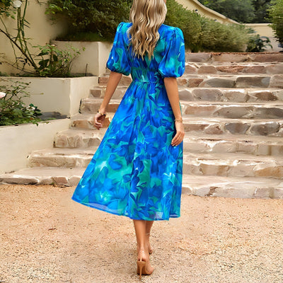 Isolde™ Abito Midi con Scollo a V