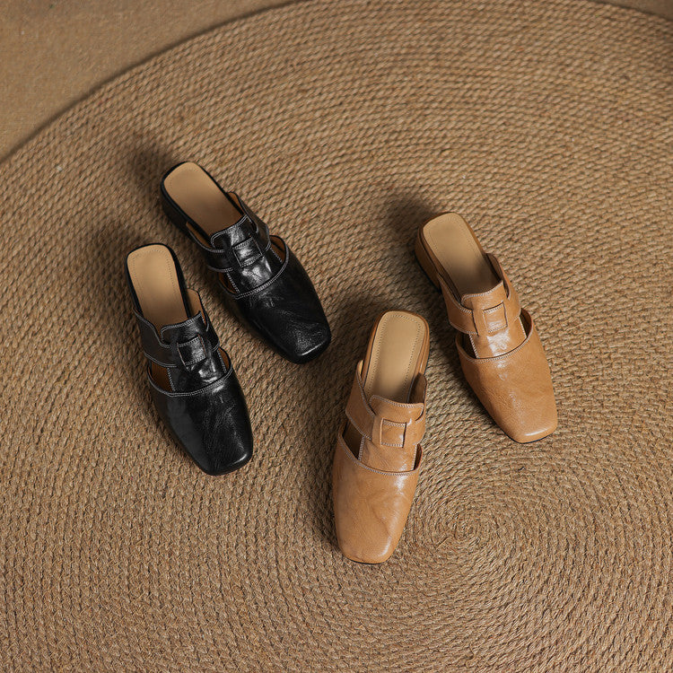 Mules in Pelle Premium