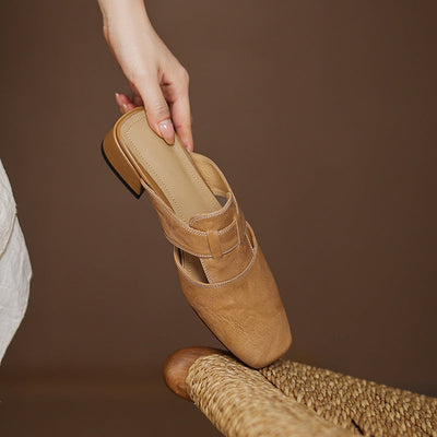 Mules in Pelle Premium