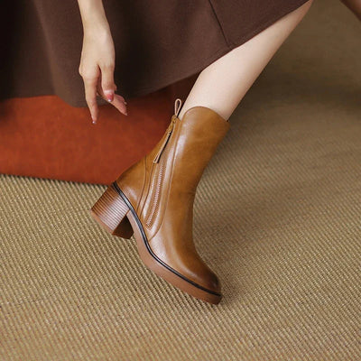 Klara™ Stivaletti Eleganti in Vera Pelle