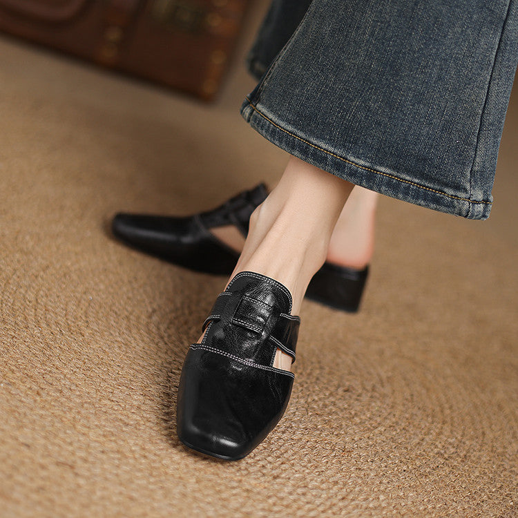 Mules in Pelle Premium