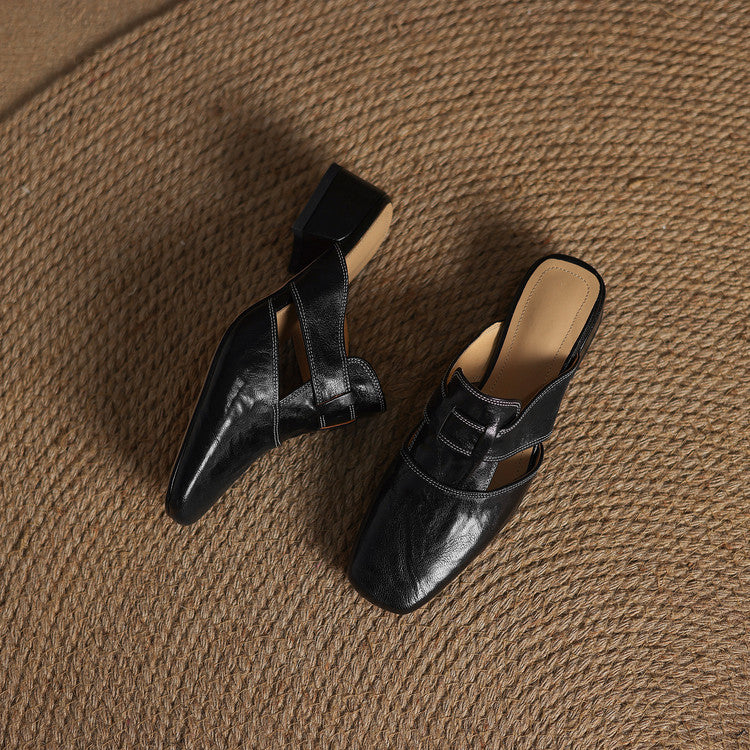 Mules in Pelle Premium