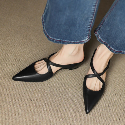 Aluna™ Mules in Pelle Vera