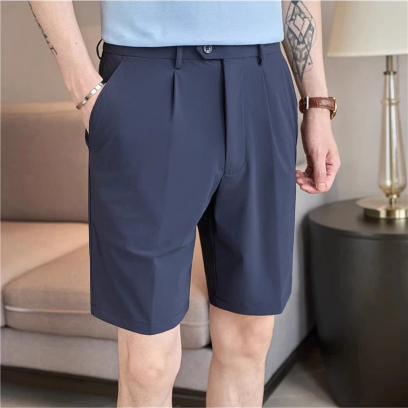 Arden™ | Pantaloncini Estivi in Seta Ghiaccio Elasticizzati per Uomo