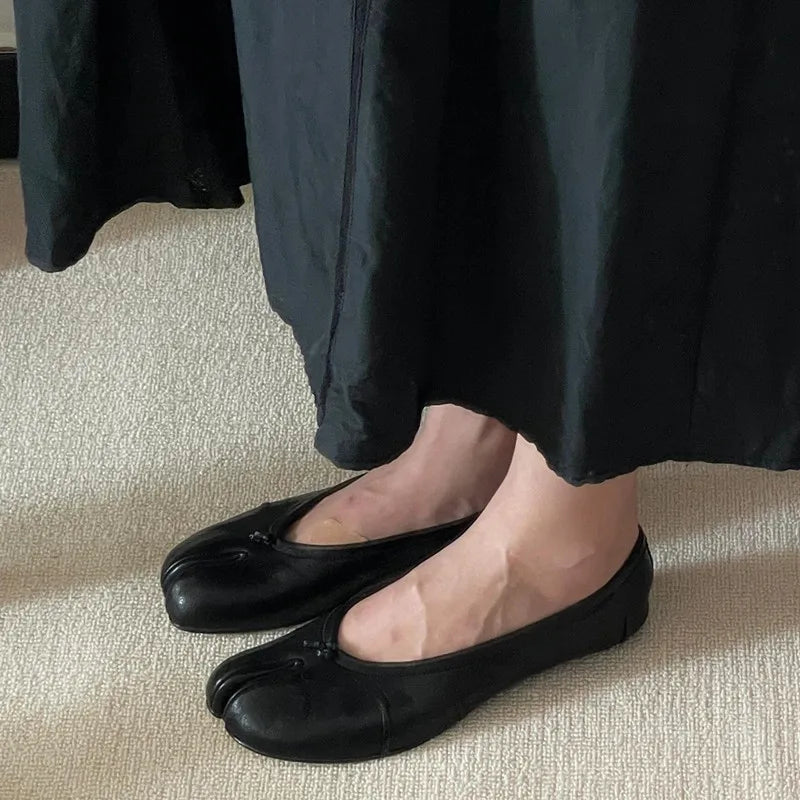 TabiChic™ Ballerine con Punta Divisa e Suola Morbida