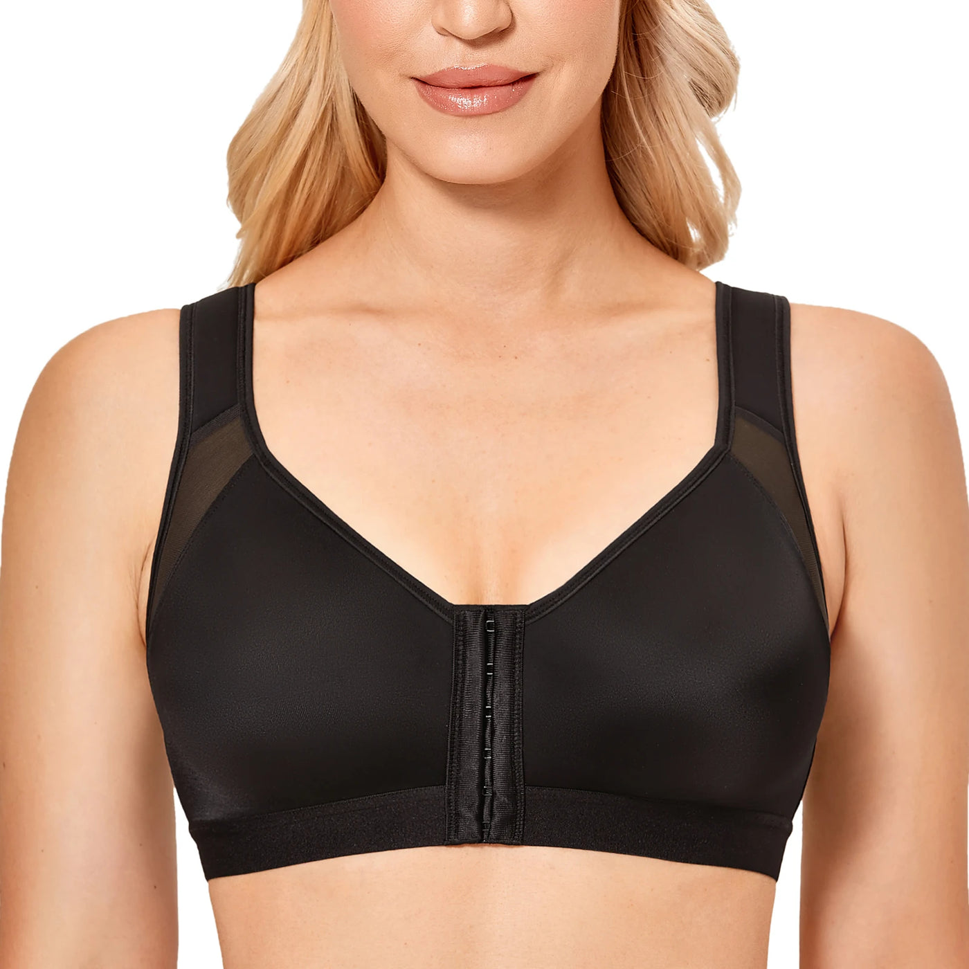 Delimira™ Reggiseno Plus con Chiusura Frontale e Supporto Schiena