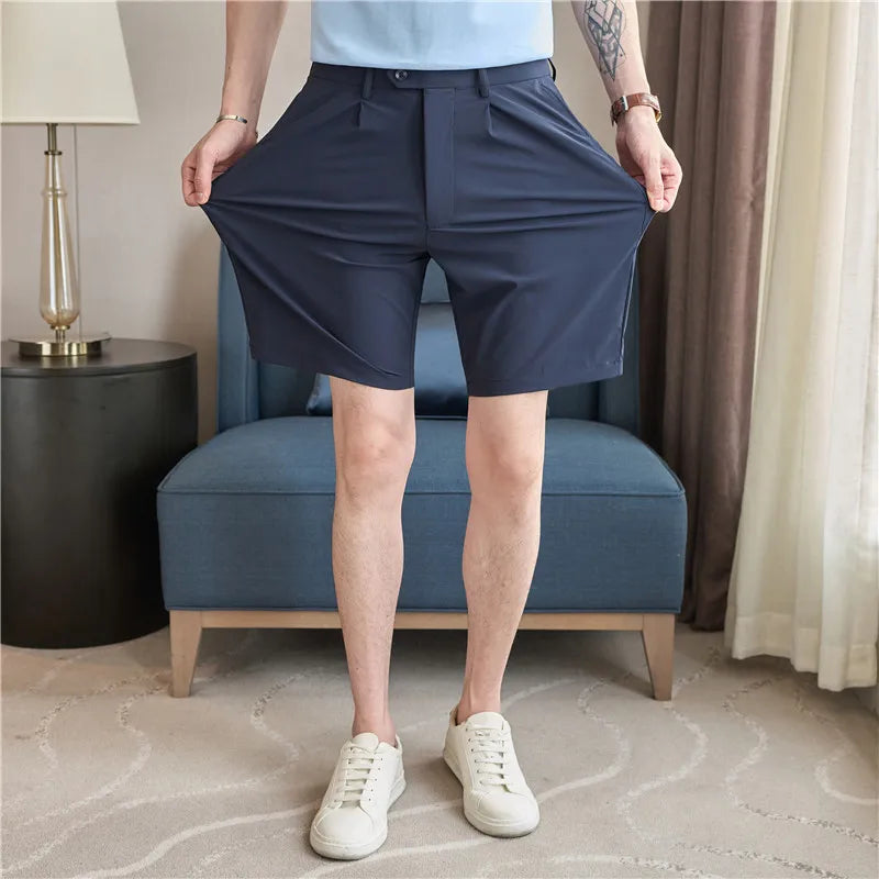 Arden™ | Pantaloncini Estivi in Seta Ghiaccio Elasticizzati per Uomo