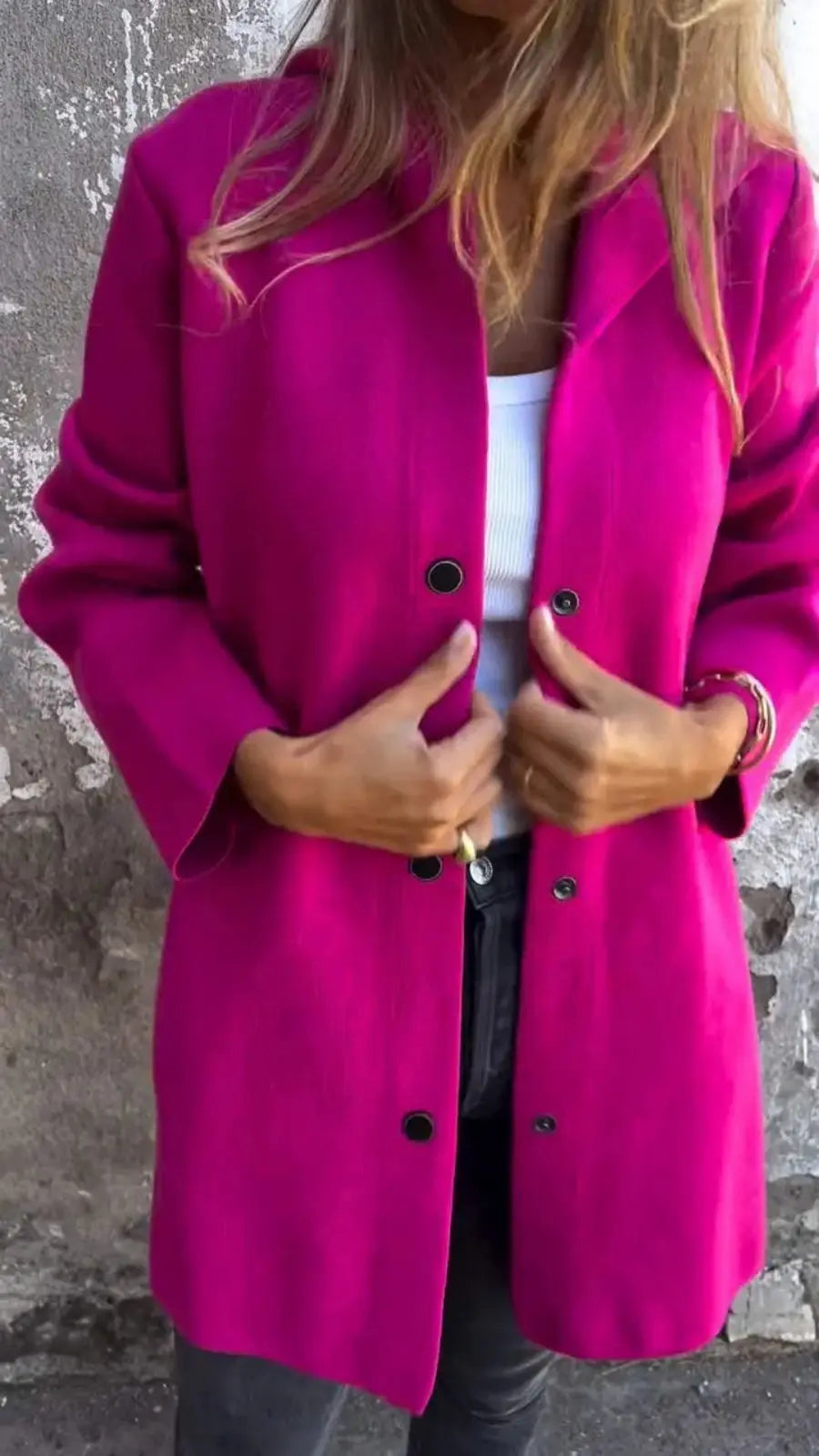 Sorelia™ Cappotto Elegante con Cappuccio