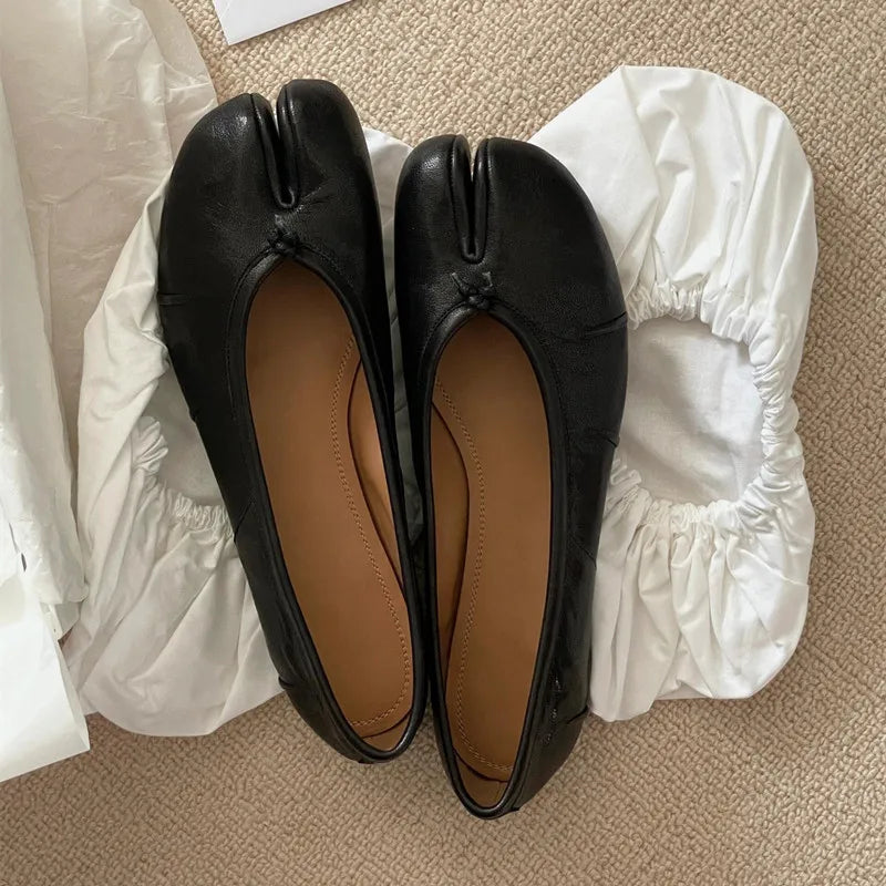 TabiChic™ Ballerine con Punta Divisa e Suola Morbida
