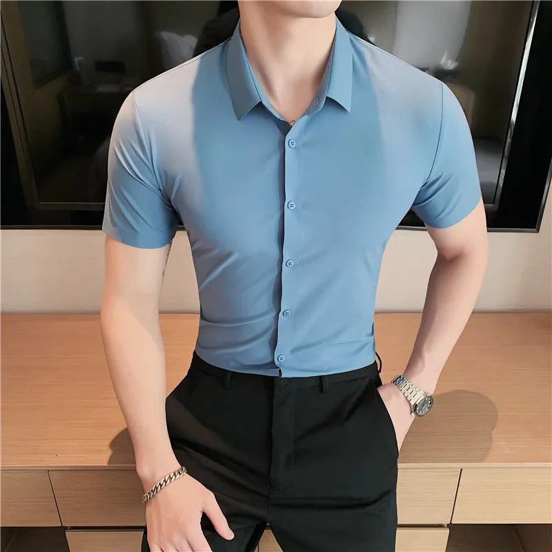 Evolvion™ – Camicia Uomo Ultra Stretch Senza Cuciture