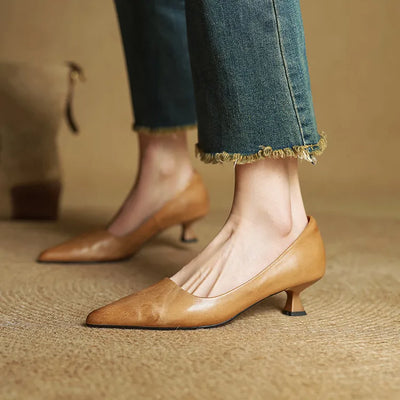 Anok™ Décolleté in Vera Pelle