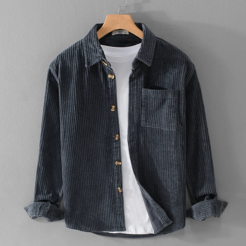 Rafael™ | Camicia Elegante in Velluto a Coste