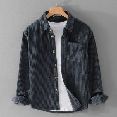 Rafael™ | Camicia Elegante in Velluto a Coste