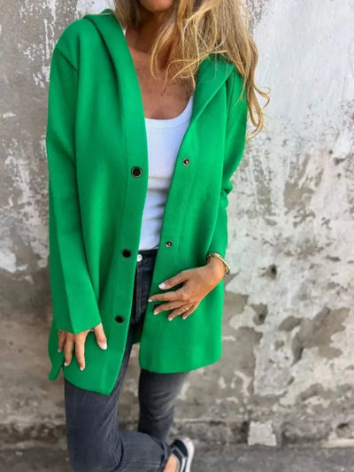 Sorelia™ Cappotto Elegante con Cappuccio
