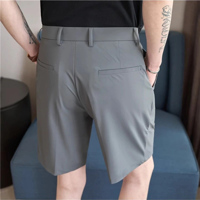 Arden™ | Pantaloncini Estivi in Seta Ghiaccio Elasticizzati per Uomo