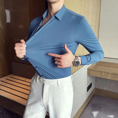 Evolvion™ – Camicia Uomo Ultra Stretch Senza Cuciture