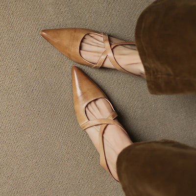 Aluna™ Mules in Pelle Vera