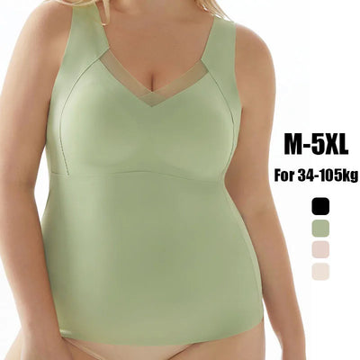 Aurielle™ | Canottiera Plus-Size Seamless con Imbottitura