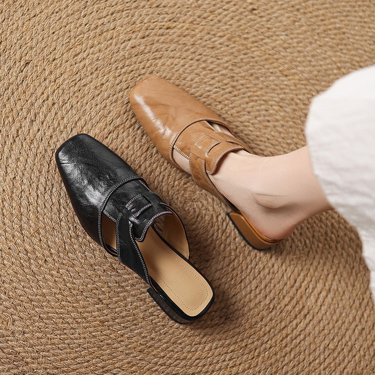 Mules in Pelle Premium