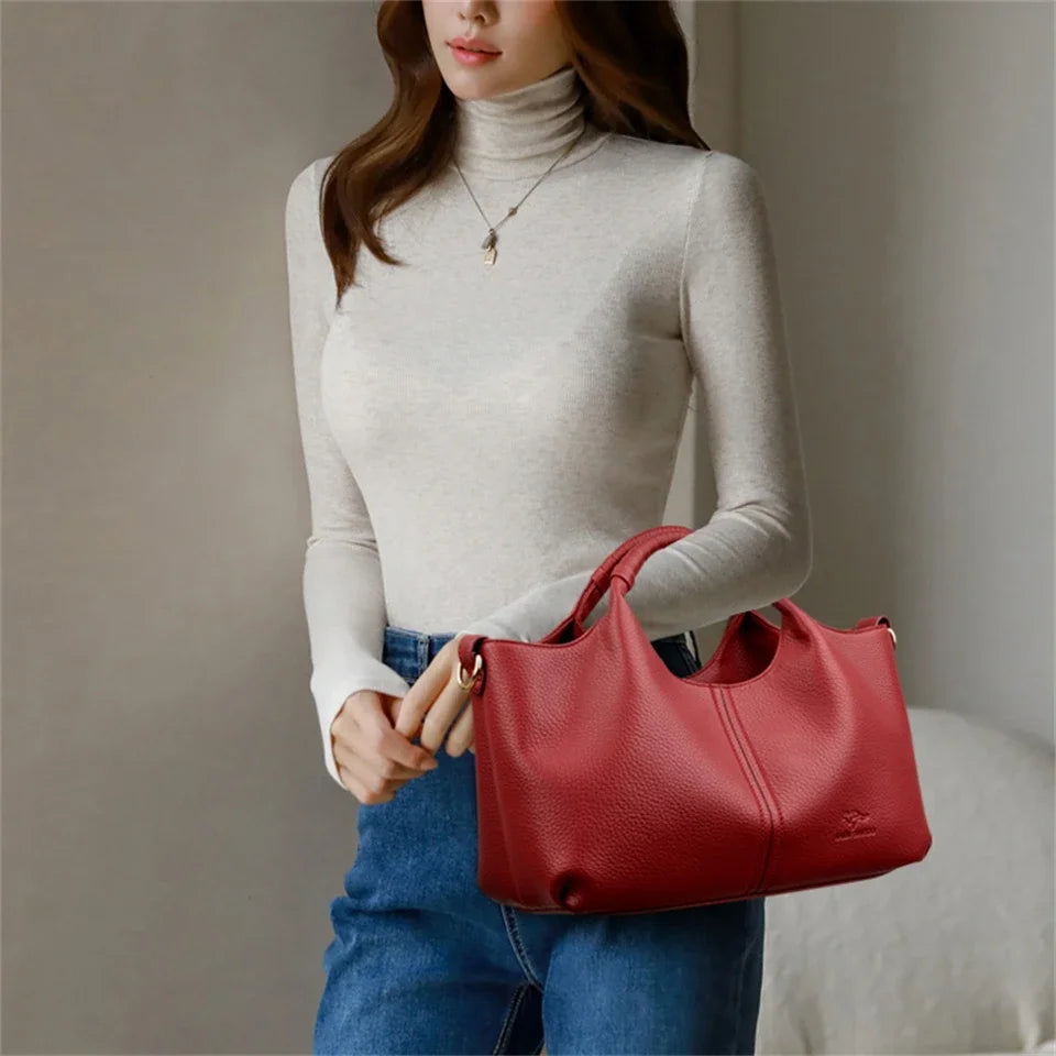 LuxeTote™ Borsa Donna in Pelle Morbida Multiuso