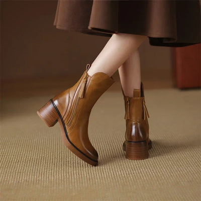 Klara™ Stivaletti Eleganti in Vera Pelle