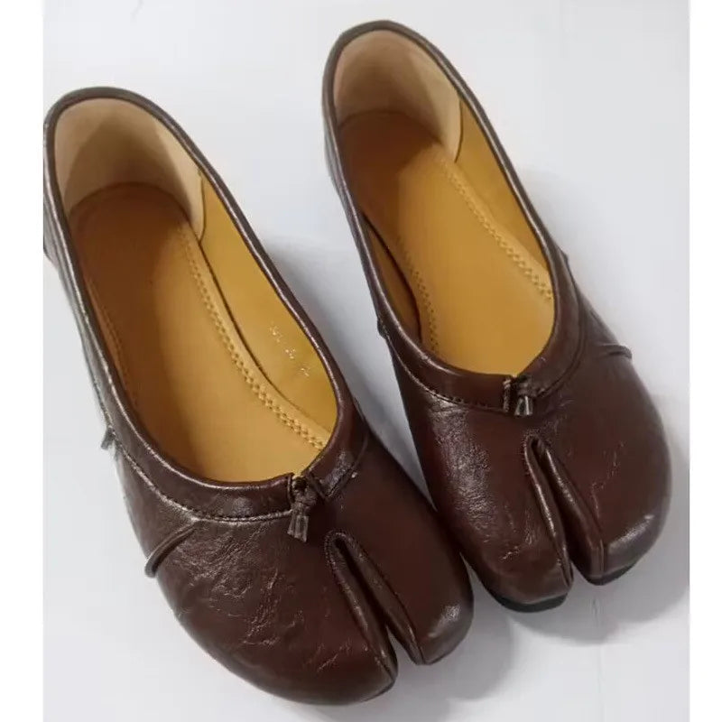TabiChic™ Ballerine con Punta Divisa e Suola Morbida