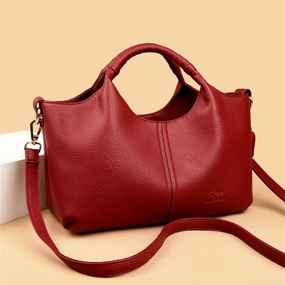 LuxeTote™ Borsa Donna in Pelle Morbida Multiuso