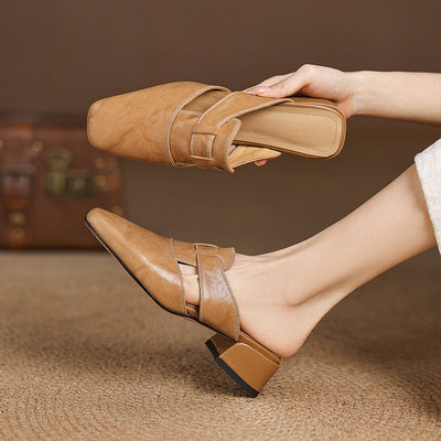 Mules in Pelle Premium
