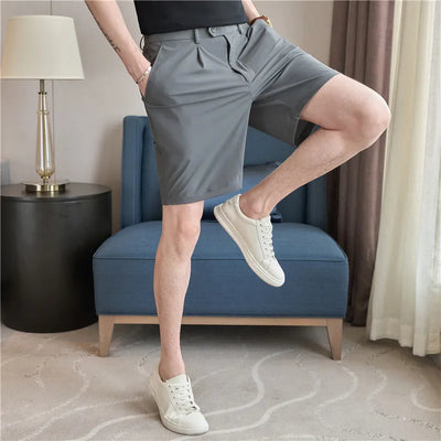 Arden™ | Pantaloncini Estivi in Seta Ghiaccio Elasticizzati per Uomo