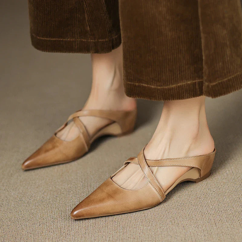 Aluna™ Mules in Pelle Vera