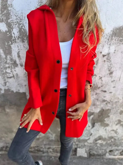 Sorelia™ Cappotto Elegante con Cappuccio
