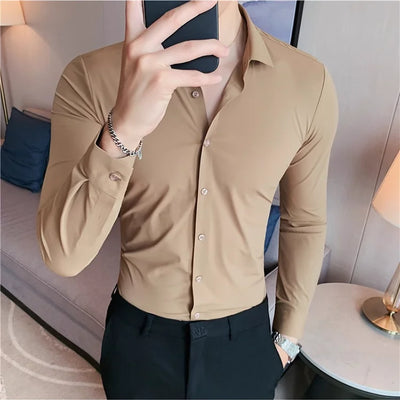 Evolvion™ – Camicia Uomo Ultra Stretch Senza Cuciture