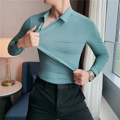 Evolvion™ – Camicia Uomo Ultra Stretch Senza Cuciture