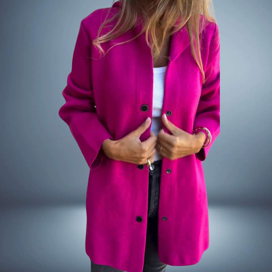 Nuovo Nome Prodotto: Aurora™ Giacca Casual con Cappuccio da Donna