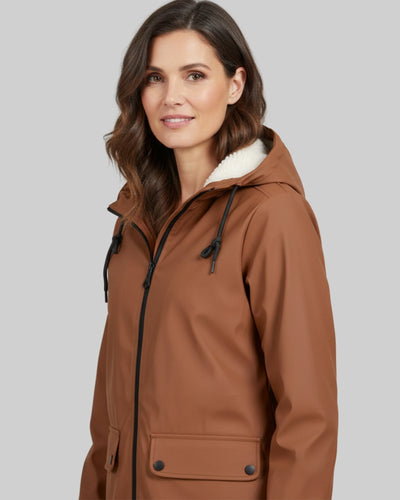 Astrid™ Parka Antipioggia Foderato in Pile