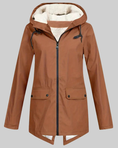 Astrid™ Parka Antipioggia Foderato in Pile