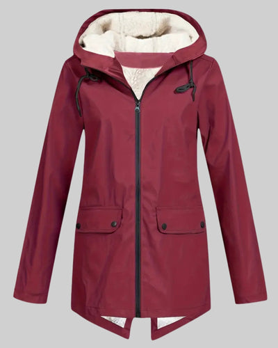 Astrid™ Parka Antipioggia Foderato in Pile