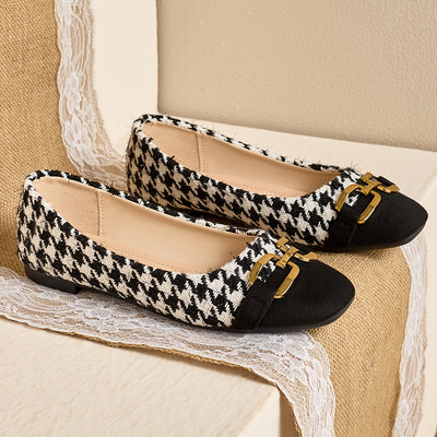 GoldHound™ Ballerine Mary Jane a Punta Quadrata