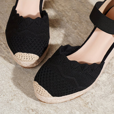 AeryStep™ Sandali Slip-On con Zeppa e Punta Chiusa